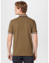 BOSS Green Tricou 'Paul' sepie / negru / alb - Pled.ro