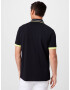 BOSS Green Tricou 'Peos' galben citron / negru / alb - Pled.ro