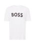 BOSS Green Tricou negru / alb - Pled.ro