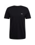 BOSS Green Tricou 'TEE CURVED' negru / alb - Pled.ro