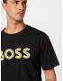 BOSS Green Tricou 'Teeos' galben deschis / negru - Pled.ro