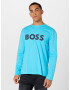 BOSS Green Tricou 'Togn' bleumarin / azuriu - Pled.ro