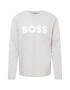 BOSS Green Tricou 'Togn' gri deschis / alb - Pled.ro