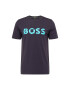 BOSS Green Tricou turcoaz / albastru închis - Pled.ro