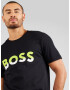 BOSS Green Tricou verde deschis / negru / alb - Pled.ro