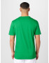 BOSS Green Tricou verde iarbă / alb - Pled.ro