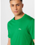 BOSS Green Tricou verde iarbă / alb - Pled.ro