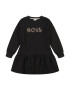 BOSS Kidswear Rochie bej închis / negru - Pled.ro