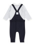 BOSS Kidswear Salopetă/Body albastru marin / albastru deschis / alb - Pled.ro