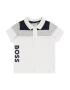 BOSS Kidswear Tricou albastru noapte / gri amestecat / alb - Pled.ro