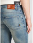 BOSS Orange Jeans 'Delaware' albastru denim / maro coniac - Pled.ro