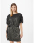 BOSS Orange Rochie 'Esilver' negru / argintiu - Pled.ro