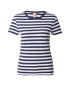 BOSS Orange Tricou bleumarin / alb - Pled.ro