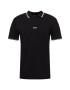 BOSS Orange Tricou 'Chup' negru / alb - Pled.ro