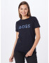 BOSS Orange Tricou 'Elogo' bleumarin / albastru deschis / lila / alb - Pled.ro