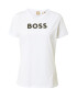 BOSS Orange Tricou 'Elogo' negru / alb - Pled.ro