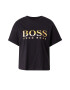 BOSS Orange Tricou 'Evina' auriu / negru - Pled.ro