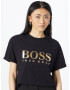 BOSS Orange Tricou 'Evina' auriu / negru - Pled.ro