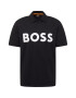 BOSS Orange Tricou negru / alb - Pled.ro