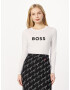 BOSS Orange Tricou negru / alb - Pled.ro