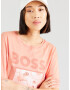 BOSS Orange Tricou portocaliu / alb - Pled.ro