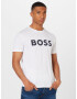 BOSS Orange Tricou 'Thinking' negru / alb - Pled.ro