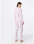 Boux Avenue Pijama mov pastel / alb - Pled.ro