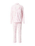 Boux Avenue Pijama 'SNOWFLAKE' roz pastel / roz deschis / alb - Pled.ro