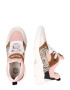 Braqeez Sneaker 'Renee' maro caramel / roz deschis / negru / alb - Pled.ro