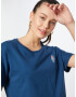 Brava Fabrics Tricou 'Gelati' bleumarin / alb - Pled.ro