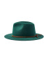 Brixton Pălărie 'WESLEY FEDORA' maro / verde pin - Pled.ro