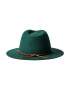 Brixton Pălărie 'WESLEY FEDORA' maro / verde pin - Pled.ro