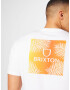 Brixton Tricou 'ALPHA' galben lămâie / portocaliu / alb - Pled.ro