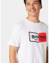 Brixton Tricou 'CHAPTER' roșu / negru / alb - Pled.ro