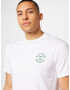 Brixton Tricou 'OATH' bej / verde smarald / alb - Pled.ro