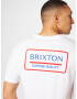 Brixton Tricou 'PALMER PROPER' roșu carmin / negru / alb - Pled.ro