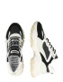 BRONX Sneaker low 'Tayke Over' negru / alb / alb murdar - Pled.ro