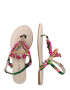 BUFFALO Flip-flops 'Capri Vacay' verde / fucsia / roz deschis / negru - Pled.ro