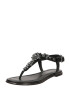 BUFFALO Flip-flops 'RHONDA' negru / argintiu - Pled.ro