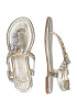 BUFFALO Flip-flops 'Rhonda' turcoaz / auriu / mov deschis / transparent - Pled.ro