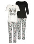 BUFFALO Pijama albastru / roz / negru / alb - Pled.ro