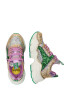 BUFFALO Sneaker low 'BINARY' auriu / verde / lila / argintiu - Pled.ro