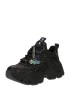 BUFFALO Sneaker low 'BINARY' verde jad / roz / negru - Pled.ro