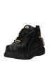 BUFFALO Sneaker low 'CORIN' auriu / negru - Pled.ro