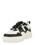 BUFFALO Sneaker low negru / alb - Pled.ro