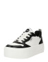 BUFFALO Sneaker low 'PAIRED COURT' negru / alb - Pled.ro