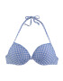 BUFFALO Sutien costum de baie albastru deschis / alb - Pled.ro