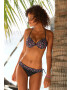 BUFFALO Sutien costum de baie 'Evi' roz / negru - Pled.ro