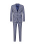 BURTON MENSWEAR LONDON Costum albastru porumbel / alb - Pled.ro