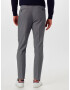 BURTON MENSWEAR LONDON Pantaloni cu dungă 'GREY MICRO TEXTURE SLIM' gri - Pled.ro